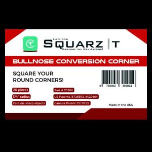 Squarz It Bullnose Conversion Corner – 20 pieces (Ships to USA)